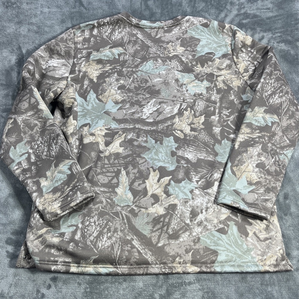 Nomad Pullover Sweater Mens XL Camo Sherpa Line Waffle Henley Super Soft NEW - Picture 6 of 7